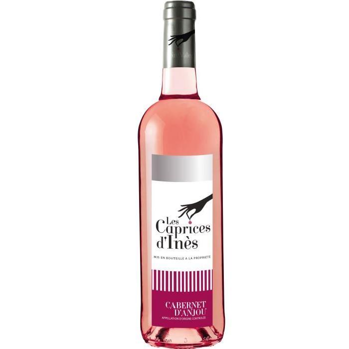 Caprice d'ines Cabernet d'Anjou Grand Vin de Loire 2016 - Vin rosé
