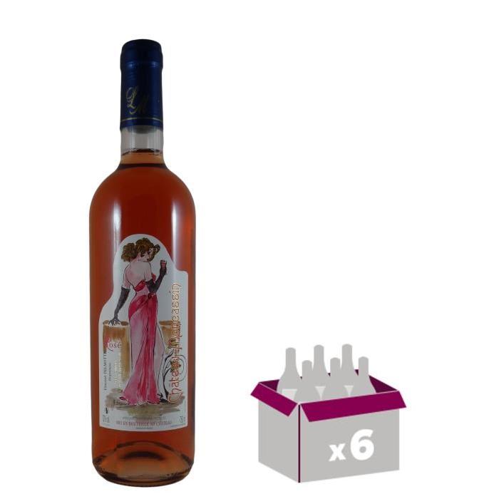 CHÂTEAU MONCASSIN Buzet Vin du Sud Ouest - Rosé - 75 cl - AOC x 6