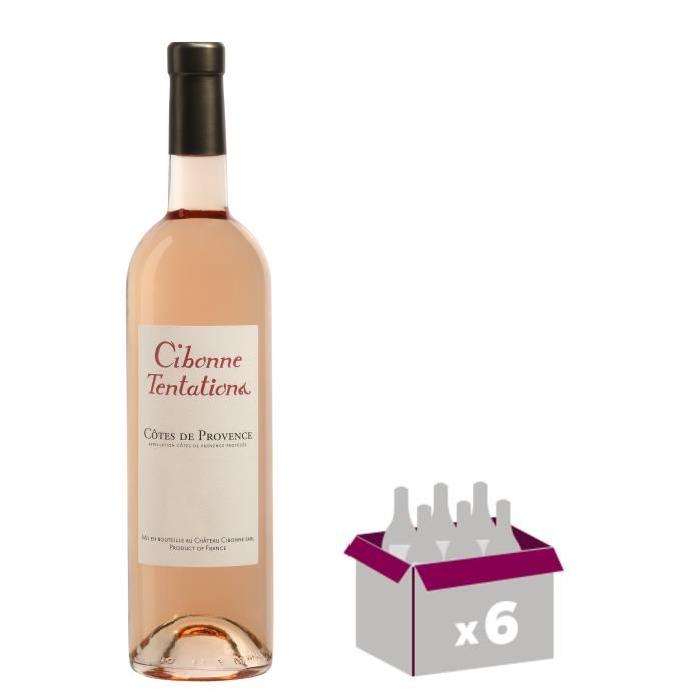 Clos Cibonne cuvée Tentations Côtes de Provence - 2016 - Rosé x 6