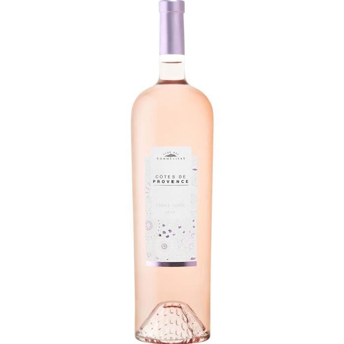 CLUB DES SOMMELIERS Côtes de Provence - Cuvée Lucie - Vin rosé - 1,5 L