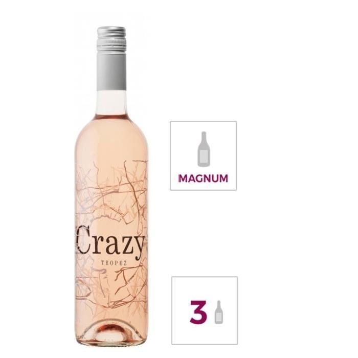 VAR CRAZY Vin de Provence - Rosé -  1,5 l - IGP x 3