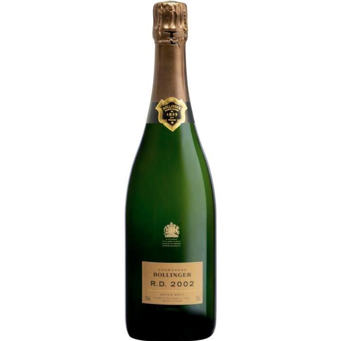 Bollinger RD 2002 Récemment Dégorgée 75cl Champagne millésimé