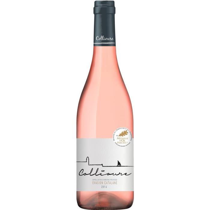 EVASION CATALANE 2016 Vin du Languedoc - Rosé - 0,75 cl - AOP Collioure