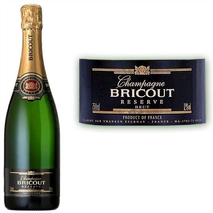Champagne Bricout Brut Réserve x6