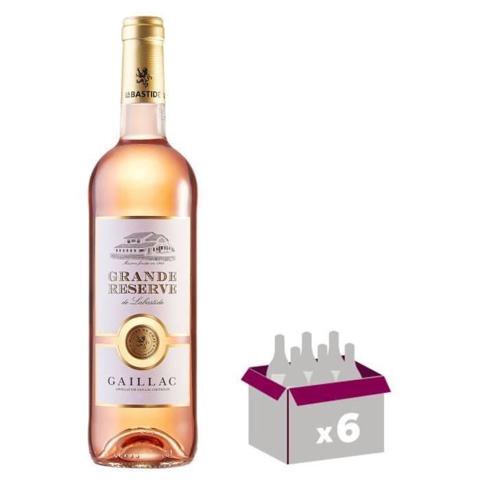 LABASTIDE 2016 Grande Réserve Gaillac Vin du Sud-Ouest - Rosé - 75 cl x 6