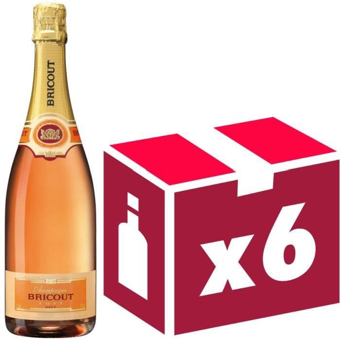 Champagne Bricout Rosé x6