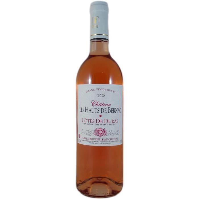 CHÂTEAU LES HAUTS DE BERNAC 2016 Côtes de Duras Vin du Sud Ouest - Rosé - 75 cl - AOC