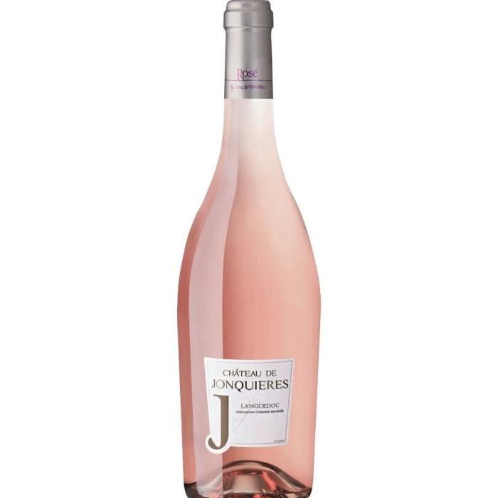 CHÂTEAU JONQUIERES 2016 Vin du Languedoc -Rosé - 0,75 cl - AOP Languedoc