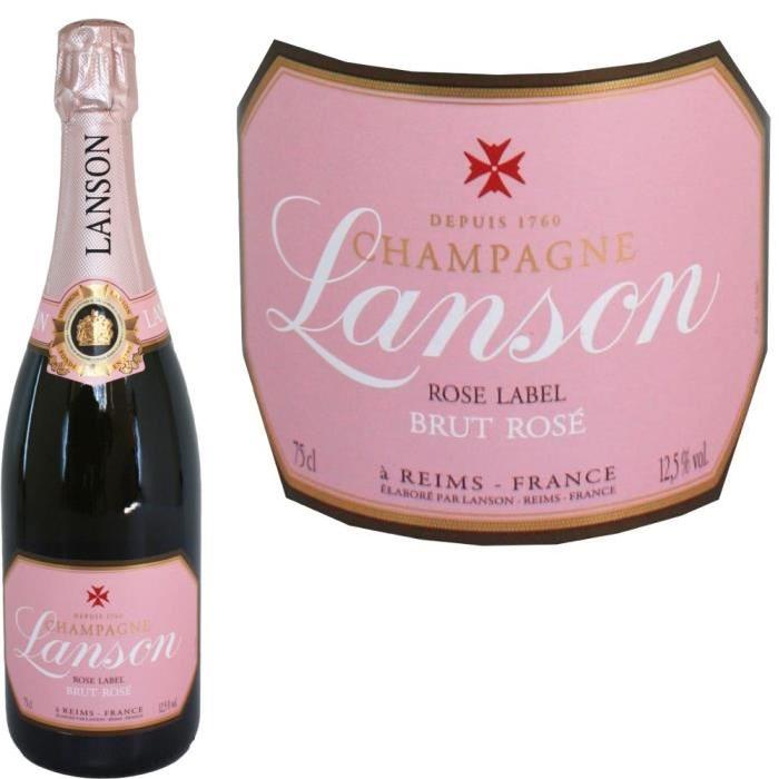 Champagne Rosé Lanson x6