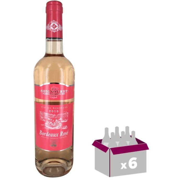 PORT DE BORDEAUX 2016 Vin de Bordeaux - Rosé - 75 cl x 6