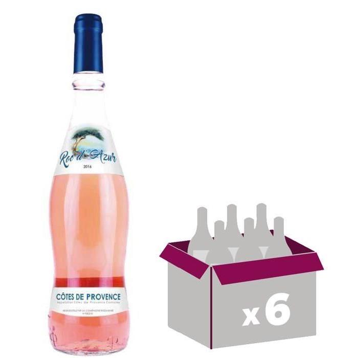 Roc d'azur Côtes de Provence - 2016 - Rosé - 75cl x6