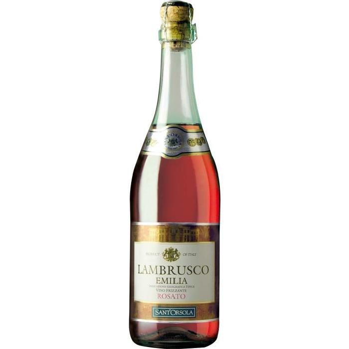 SANT ORSOLA Lambrusco Vin d'Italie - Rosé - 75 cl - IGT