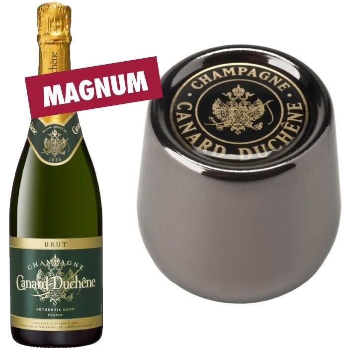 Magnum Champagne Canard Duchene Authentic Brut avec Etui et Bouchon Canard Duchene
