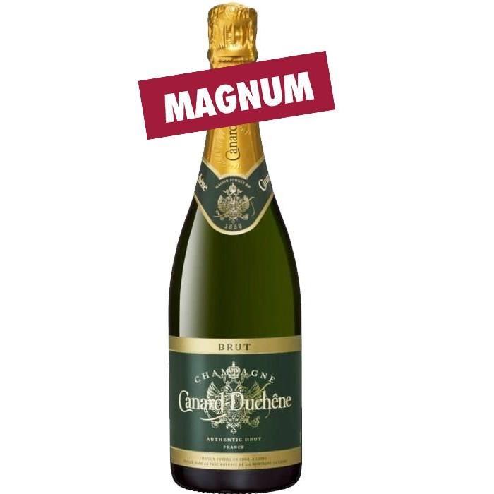 Magnum Champagne Canard Duchene Authentic Brut avec Etui et Bouchon Canard Duchene