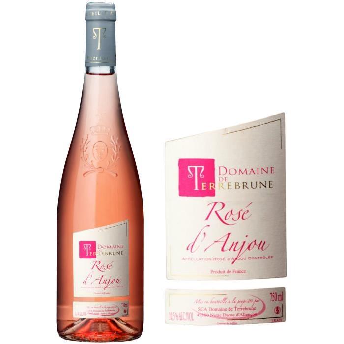 Domaine de Terrebrune Rosé d'Anjou Val de Loire 2016 - Vin rosé