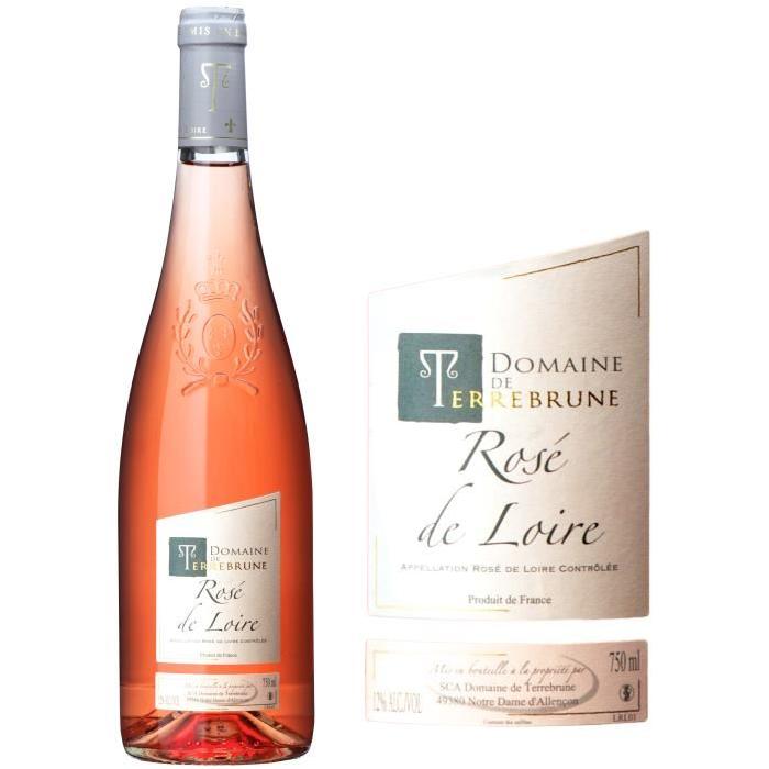 Domaine de Terrebrune Rosé de Loire Val de Loire 2016 - Vin rosé