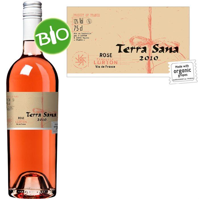FRANCOIS LURTON 2016 Terra Sana Vin du Languedoc - Rosé - 75 cl - IGP - BIO