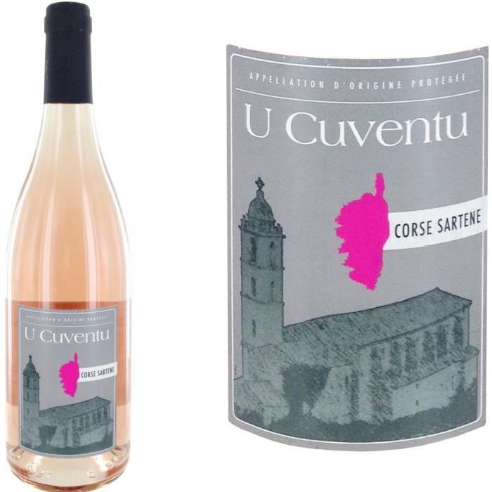 U Cuventu Corse Sartene 2015 vin rosé x1