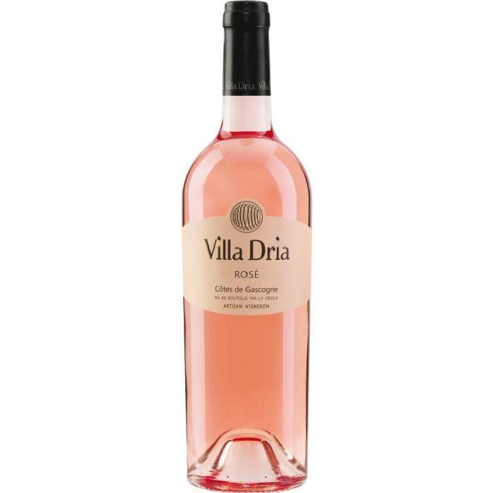 Villa Dria Vin rosé des Côtes de Gascogne Merlot Carbernet 2016 - 0,75 L