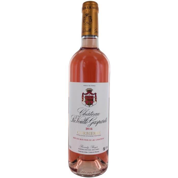 Château La Voulte Gasparets Corbieres 2016 - Vin rosé