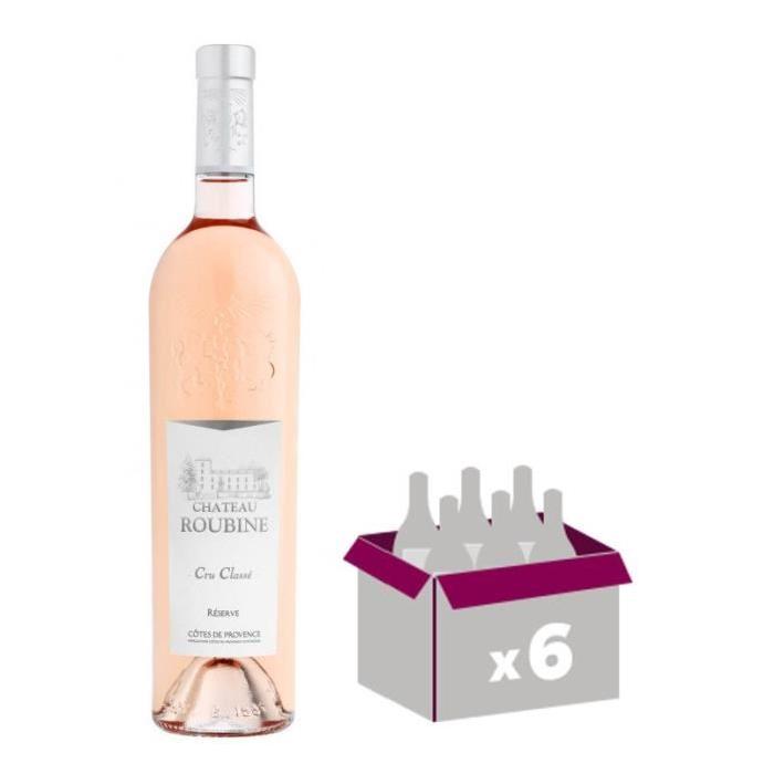 CHÂTEAU ROUBINE Réserve Vin de Provence - Rosé -  75 cl x 6