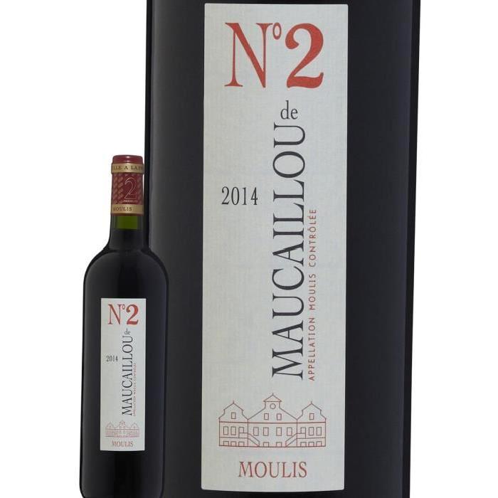 CHÂTEAU MAUCAILLOU MOULIS 2014 Numéro 2 Vin de Bordeaux - Rouge - 75 cl