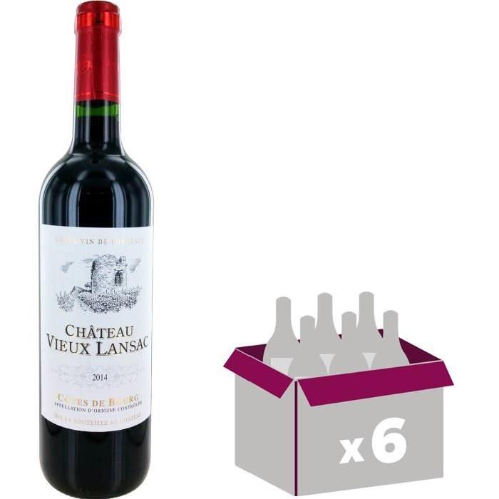 VIEUX LANSAC Vin de Bordeaux - Rouge - 75 cl x 6