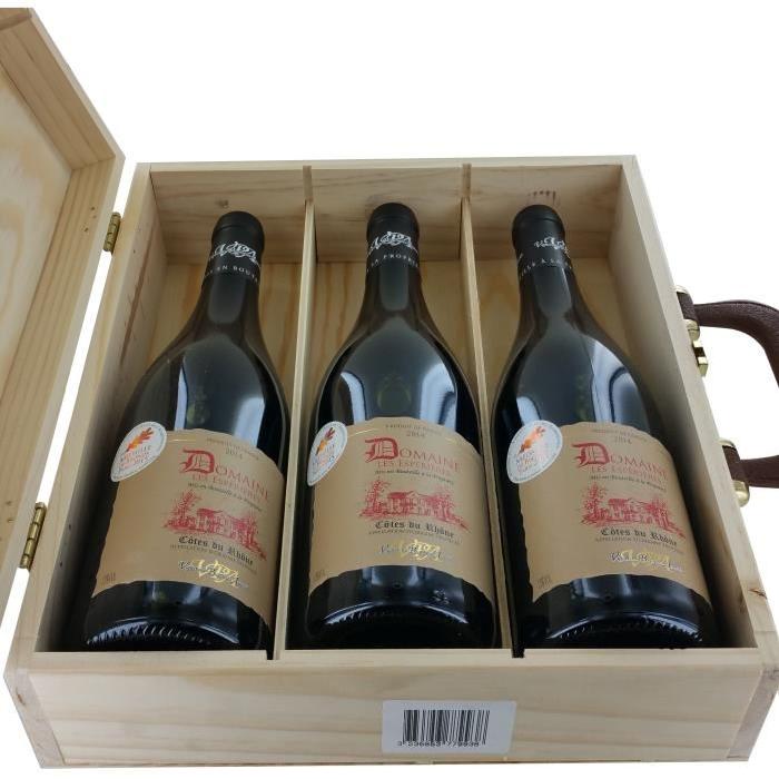 Domaine des Espérieres Vin de la Vallée du Rhône - Rouge - 3 x 75 cl