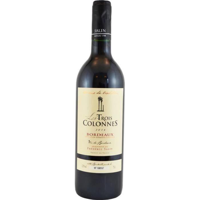 Trois Colonnes 2014 Bordeaux vin rouge x1