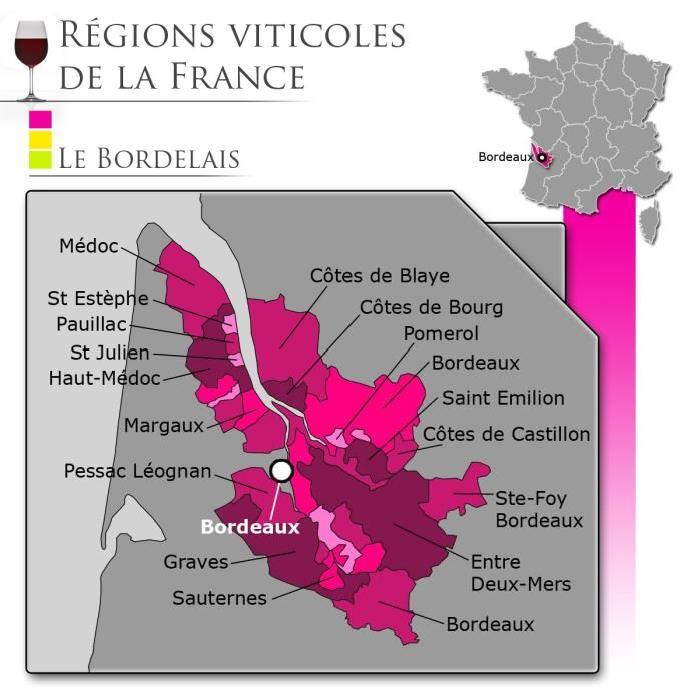 Trois Colonnes 2014 Bordeaux vin rouge x6