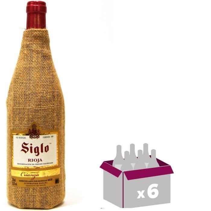 SIGLO SACO Crianza Rioja Vin d'Espagne - Rouge - 75 cl x 6