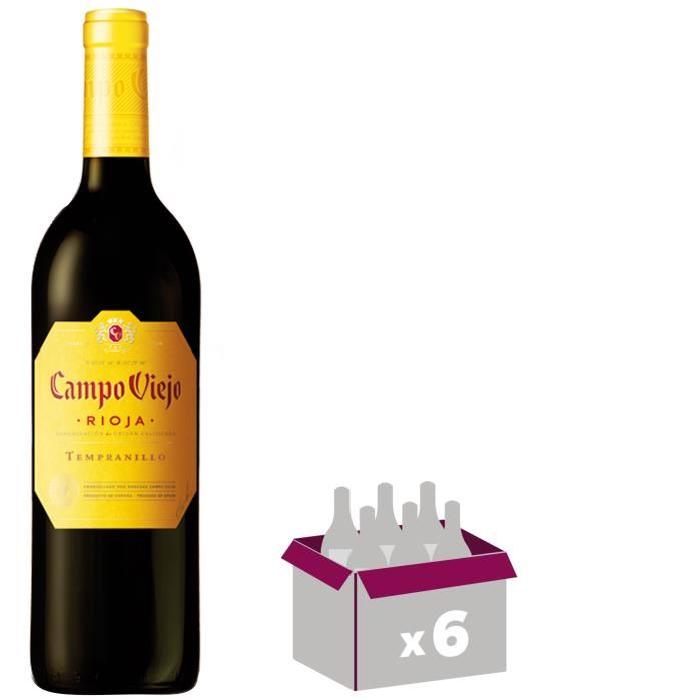 CAMPO VIEJO Crianza Rioja Vin d'Espagne - Rouge - 75 cl x 6