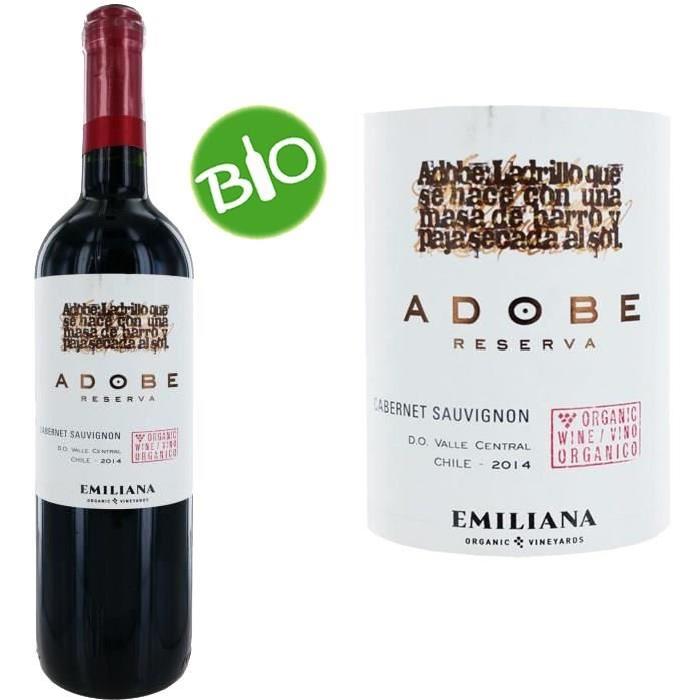 Adobe Cabernet Sauvignon Bio 2014 - Vin rouge x1