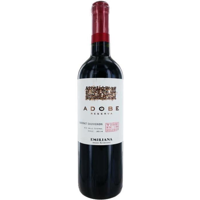 Adobe Cabernet Sauvignon Bio 2014 - Vin rouge x1