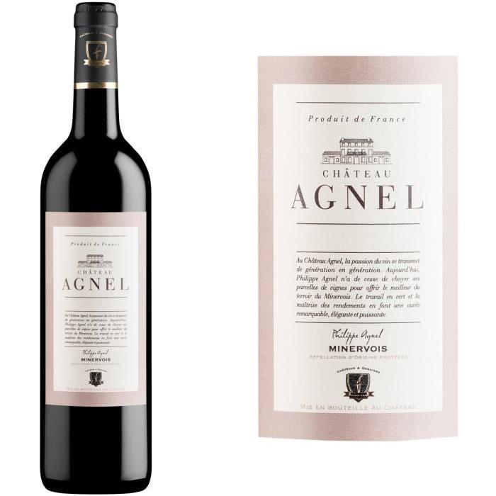 Château Agnel AOP Minervois 2013 - Vin rouge x1
