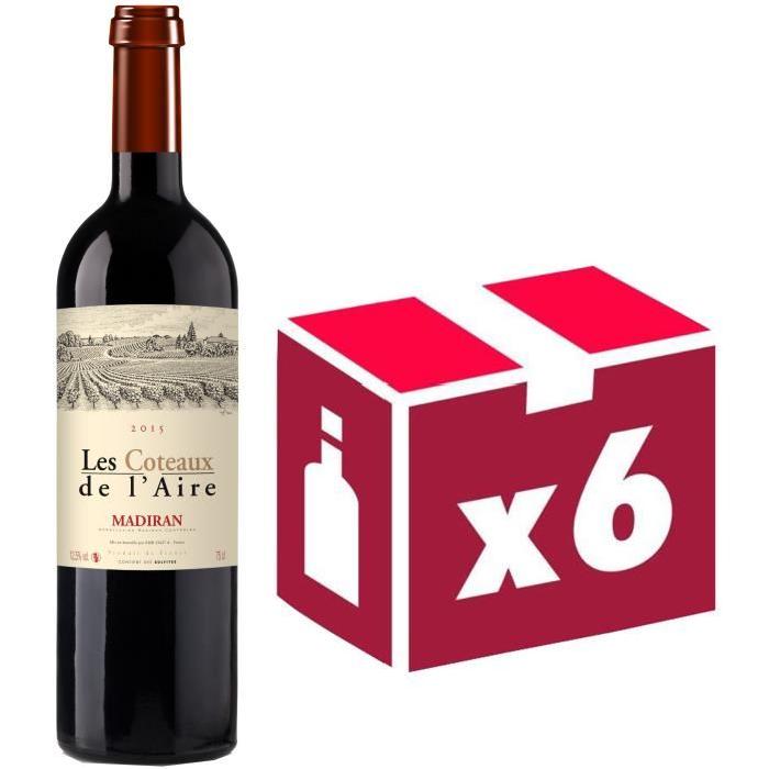 Les Coteaux de L'Aire Madiran Sud Ouest 2015 - Vin rouge