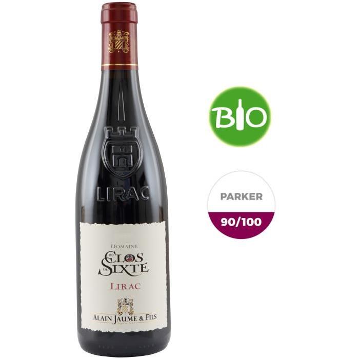 Alain Jaume Domaine du Clos de Sixte Lirac Bio 2015 - Vin rouge