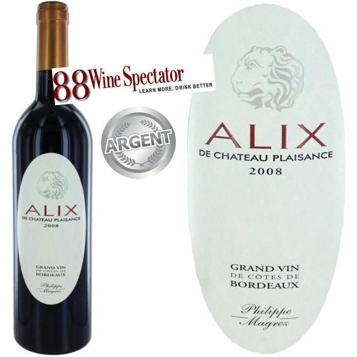 Château Plaisance "Alix" 2008 Côtes de Bordeaux...