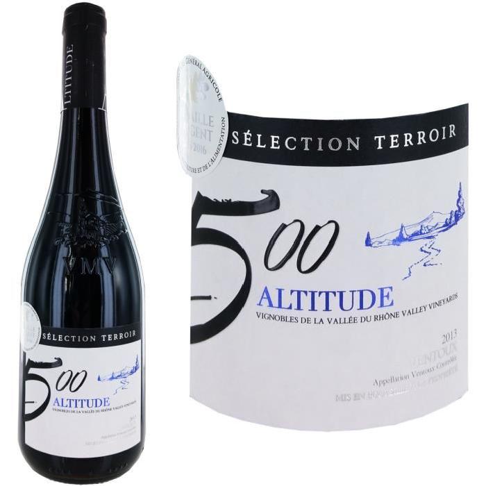 Altitude 500 AOC Ventoux 2013 - Vin rouge x1