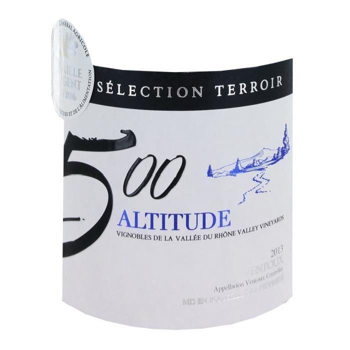 Altitude 500 AOC Ventoux 2013 - Vin rouge x1