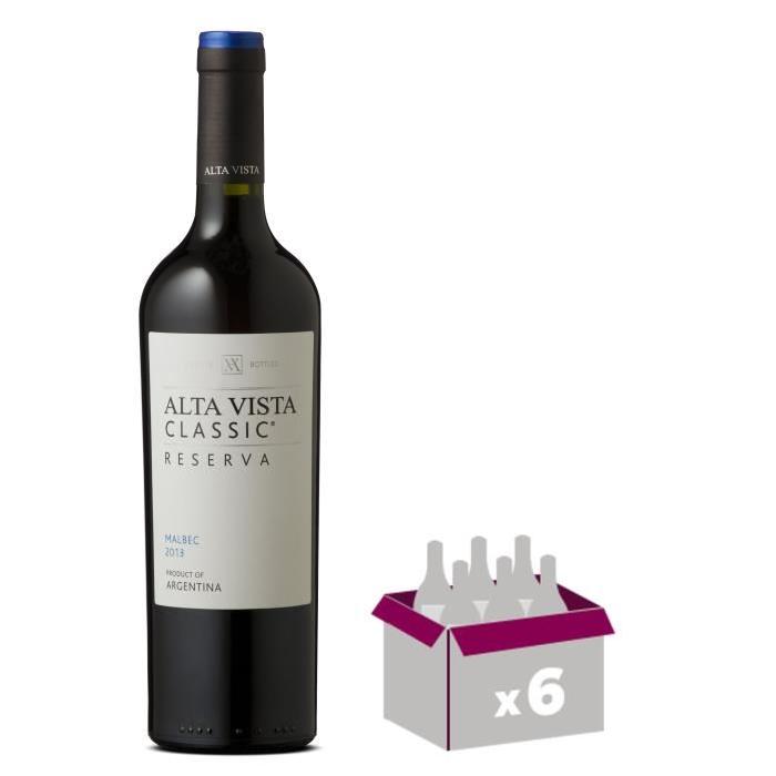 ALTA VISTA Reserva Malbec Amérique du Sud - Rouge - 75 cl x 6