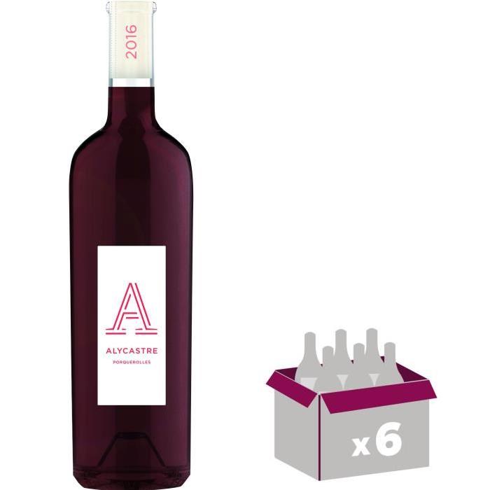 L'Alycastre Porquerolles Côtes de Provence 2016 - Vin rouge x6