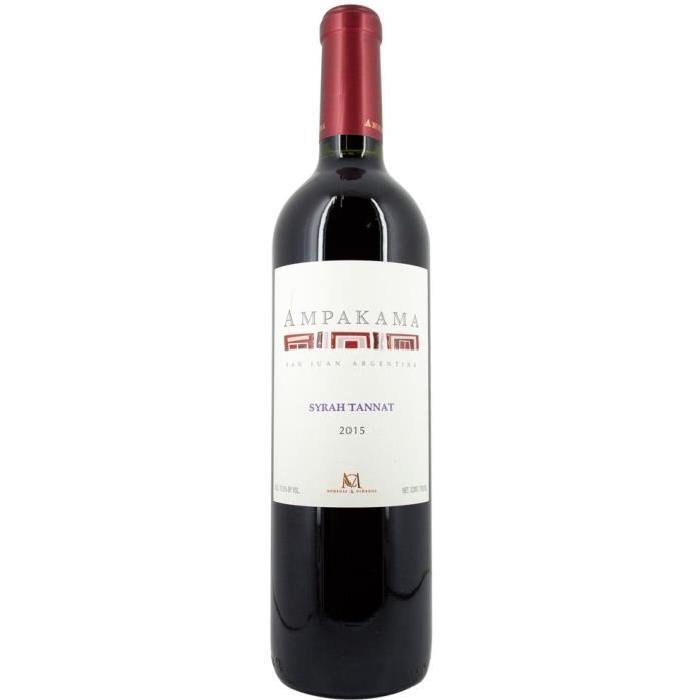 AMPAKAMA Tannat Syrah Vin d'Amérique du Sud - Rouge - 75 cl