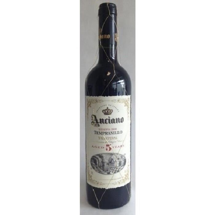 ANCIANO Tempranillo 5 ans Vin d'Espagne - Rouge75 cl