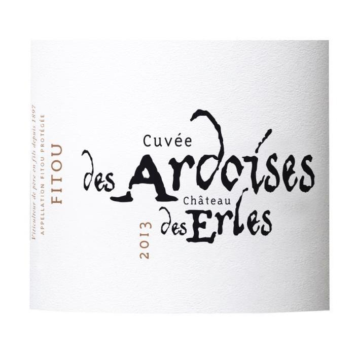 Château des Erles Cuvées des Ardoises AOP Fitou 2013 - Vin rouge