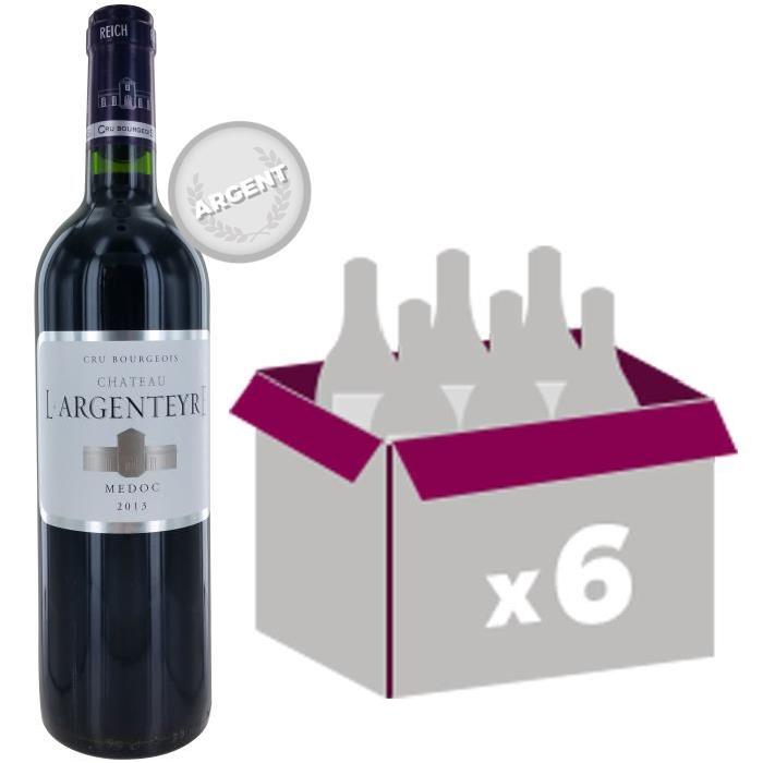 Château l'Argenteyre Médoc Cru Bourgeois Grand Vin de Bordeaux 2013 - Vin rouge