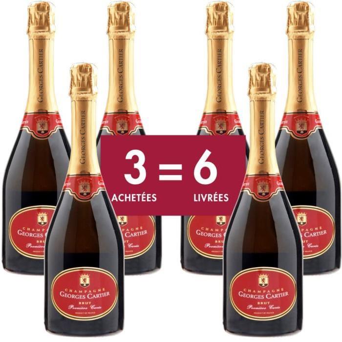 3=6 Champagne Cartier Premiere Cuvée
