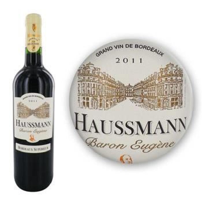 HAUSSMAN Baron Eugene - Bordeaux Supérieur - Vin de Bordeaux - Rouge - 75 cl