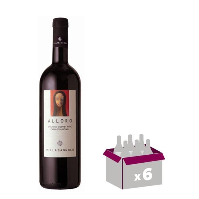 VILLA BAGNOLO Alloro Forti Vin d'Italie - Rouge - 75 cl x 6