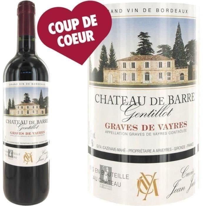 Château de Barre Cuvée Jean Julien 2015 Graves de Vayres